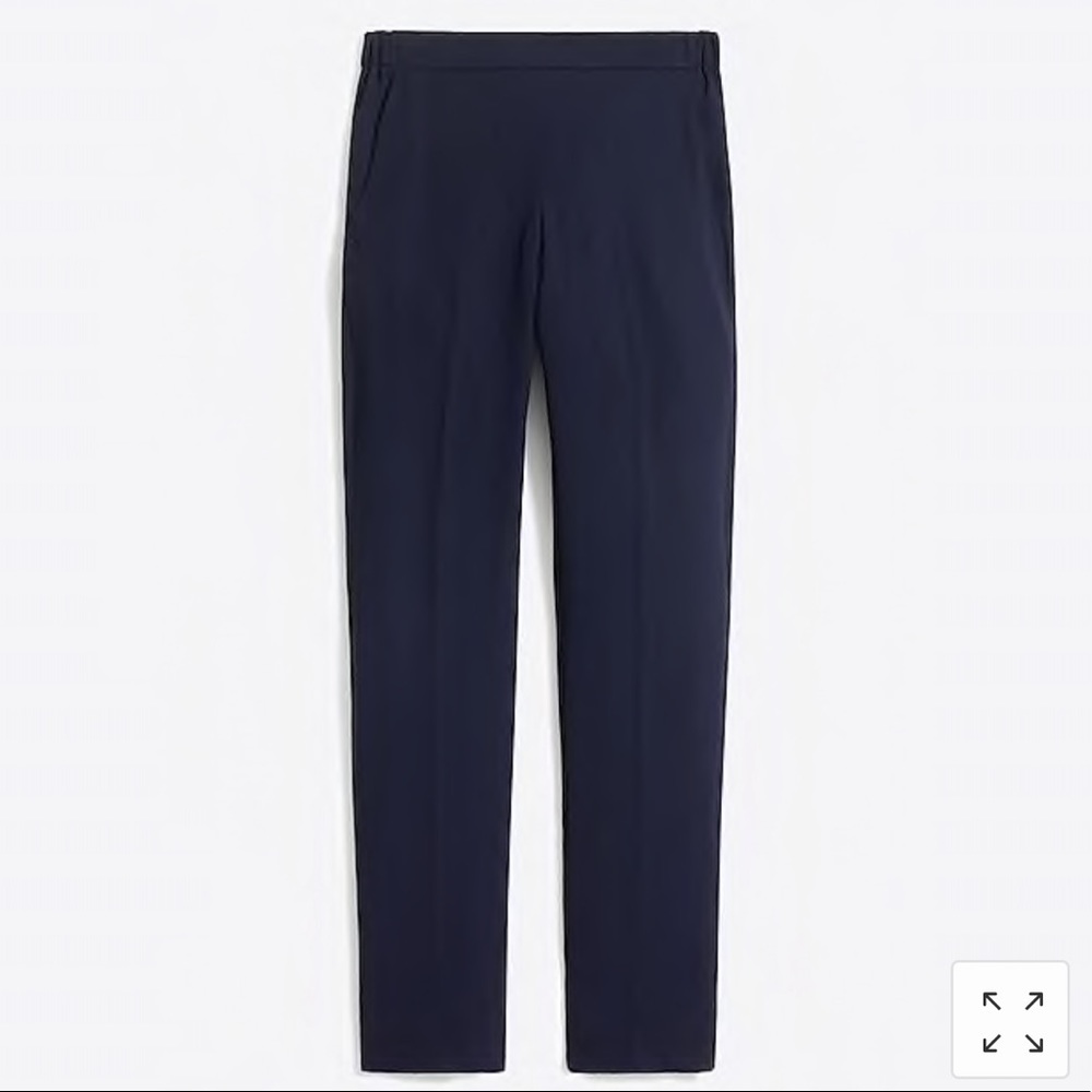 J. Crew Drapey Pull-On Pant Size 00 Black $89